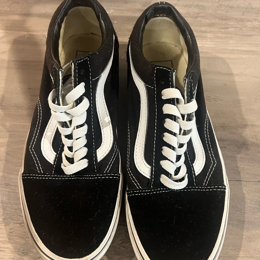 Vans with suede tops
